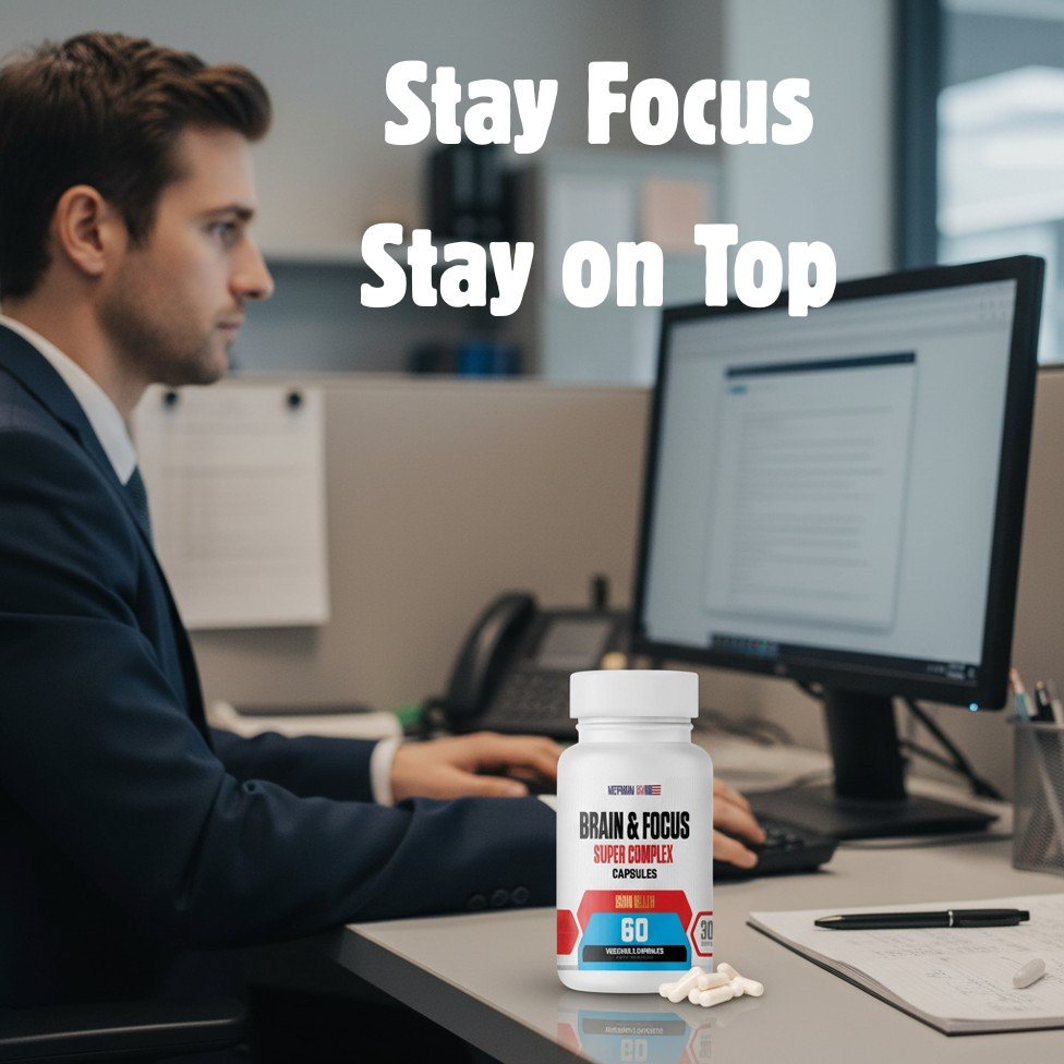 Brain & Focus Nootropic Complex Capsules – Memory, Clarity & Mental Performance
