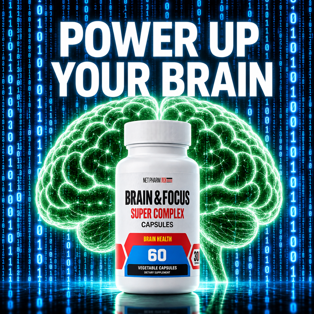 Brain & Focus Nootropic Complex Capsules – Memory, Clarity & Mental Performance