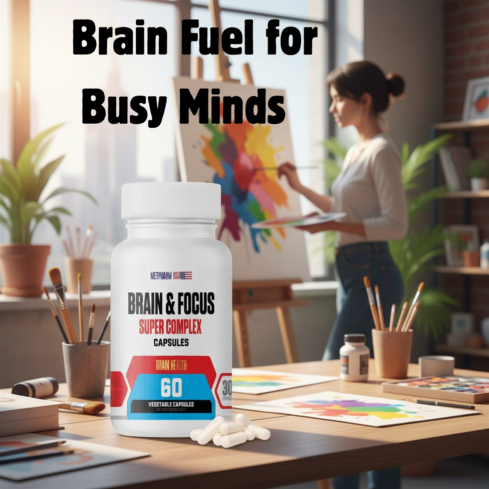 Brain & Focus Nootropic Complex Capsules – Memory, Clarity & Mental Performance
