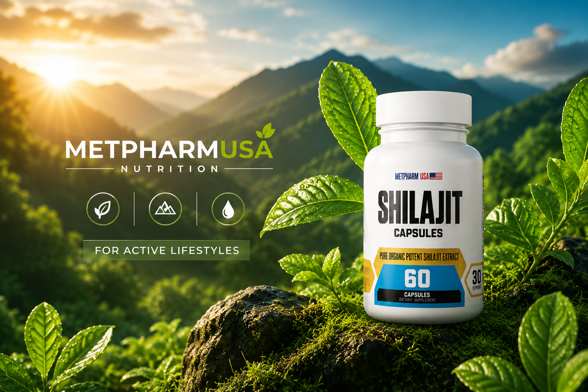 Shilajit Capsules 1000mg – Energy, Vitality & Testosterone Support | Pure Extract